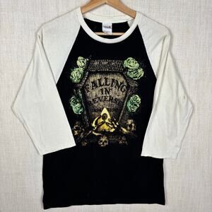 Falling in Reverse Rock Band Y2K Raglan Small Shirt